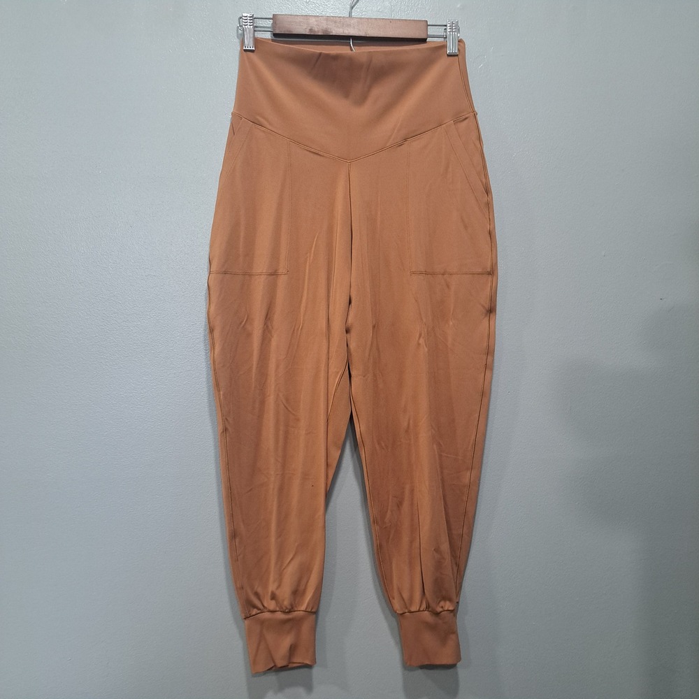 OFFLINE by Aerie Real Me High Waisted Joggers Brown Large L‎ Pockets Yoga Pants
